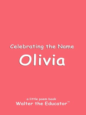 cover image of Celebrating the Name Olivia